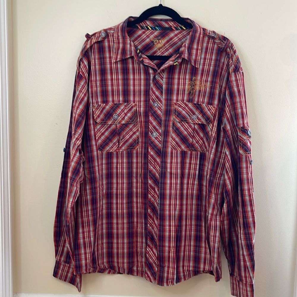 Men’s Gino Green Long Sleeve Shirt